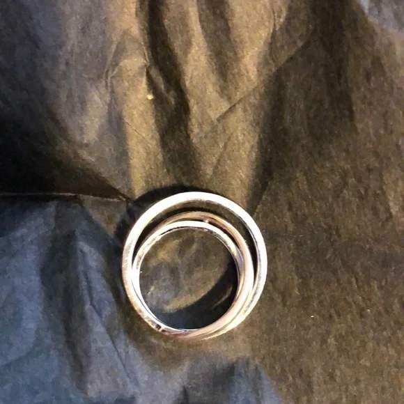 Triple crystal ring - Picture 2 of 4